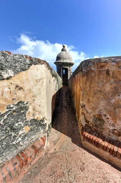 El morro Kalesi, san juan, puerto rico — Stok fotoğraf