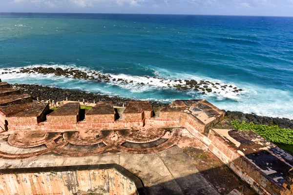 El Morro Castle, San Juan, Puerto Rico — Zdjęcie stockowe