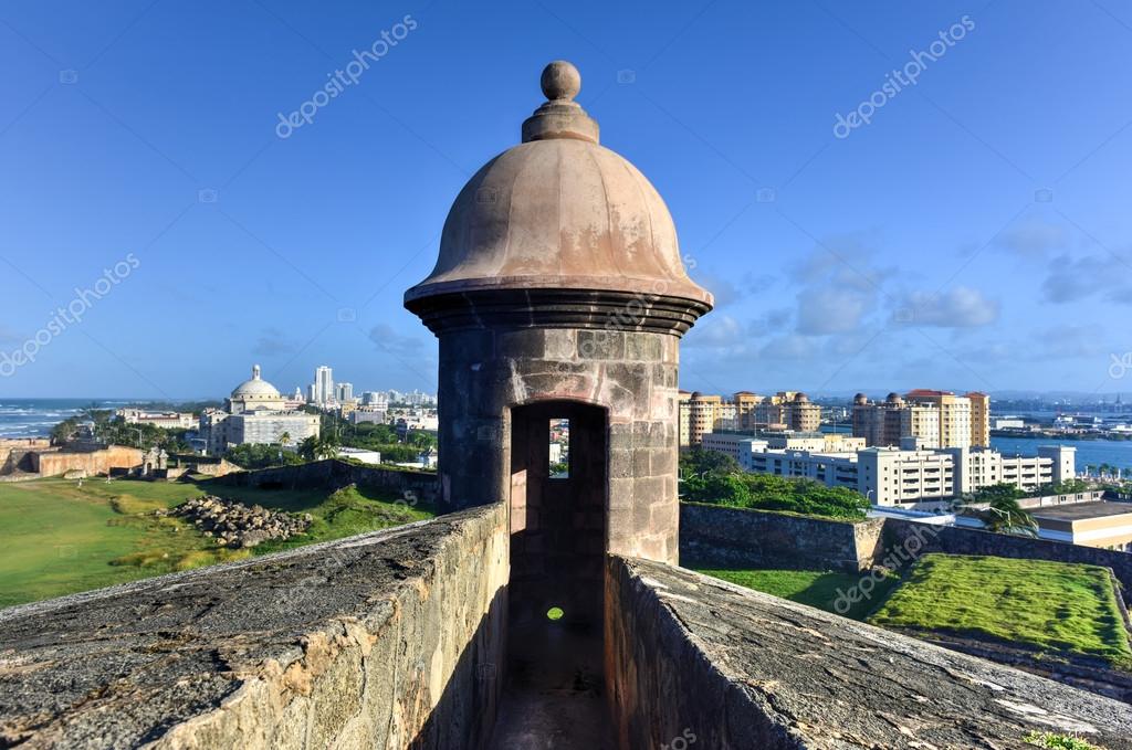 Castillo de San Cristóbal San Juan, Puerto Rico fotografía de stock © demerzel21 95862580