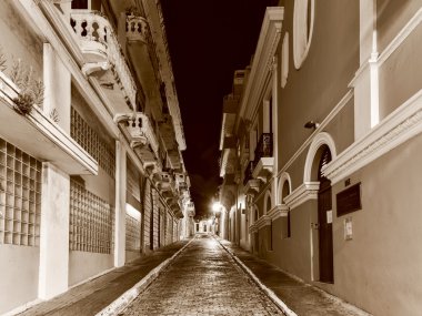 Old San Juan Streets clipart