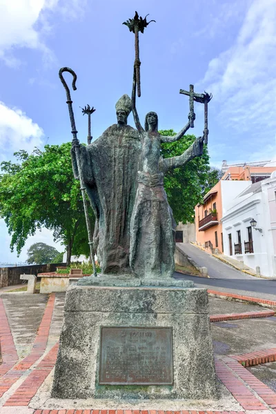 Plaza de la Rogativa, Old San Juan, Puerto Rico — Fotografie, imagine de stoc