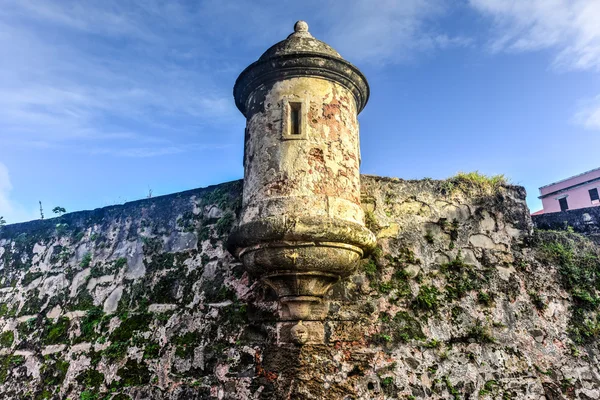 Городские стены Сан-Хуана — стоковое фото