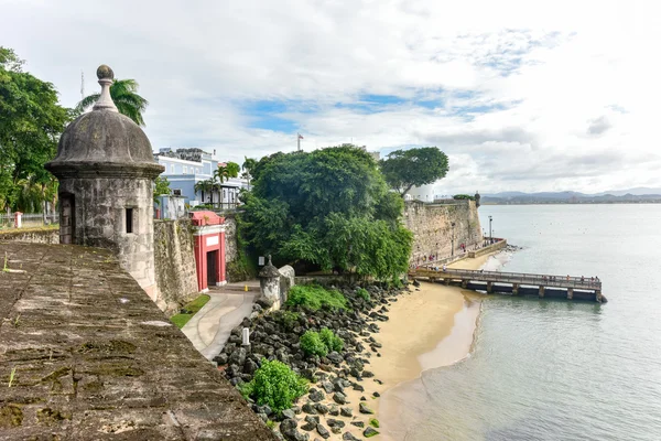 San Juan ακτή - Paseo de la Princesa — Φωτογραφία Αρχείου