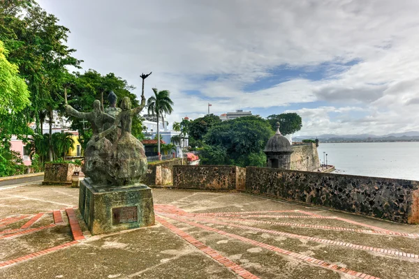 Plaza de la Rogativa, Viejo San Juan, Puerto Rico —  Fotos de Stock