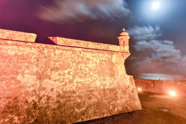 El morro Kalesi, san juan, puerto rico — Stok fotoğraf