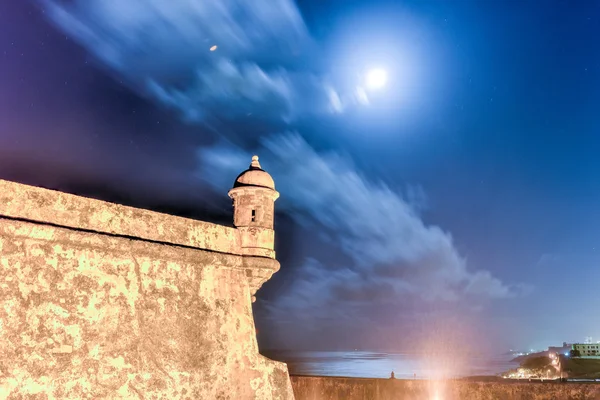 Замок Эль Морро, Сан-Хуан, Пуэрто-Рико — стоковое фото
