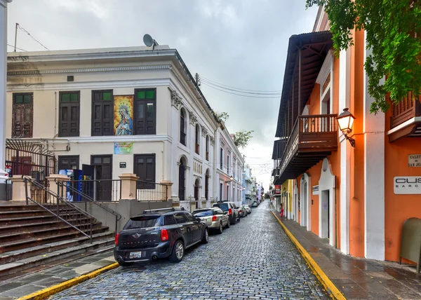 波多黎各旧圣胡安街 — 图库照片