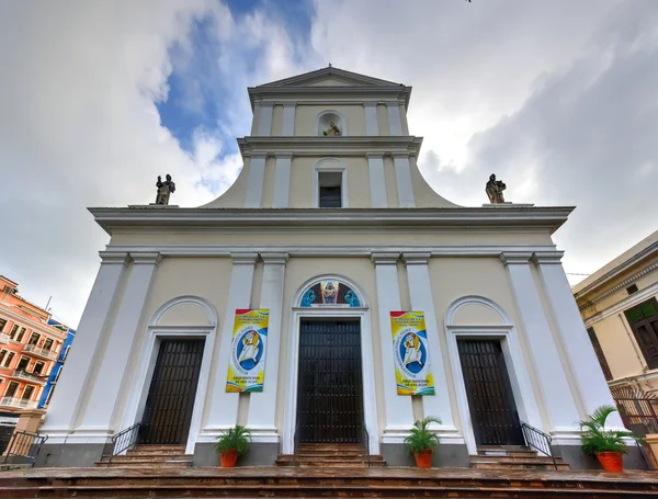 大教堂的 San Juan Bautista-San Juan 波多黎各 — 图库照片