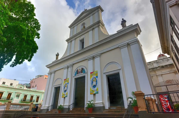 大教堂的 San Juan Bautista-San Juan 波多黎各 — 图库照片