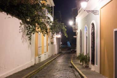 Nuns Street - Old San Juan, Puerto Rico clipart