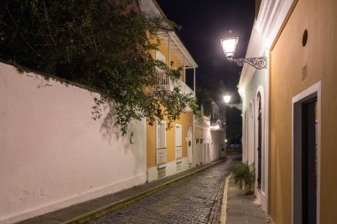 Rahibeler Street - eski San Juan, Puerto Rico