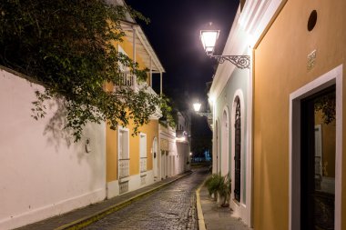Rahibeler Street - eski San Juan, Puerto Rico
