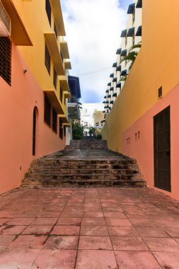 Rahibeler merdiven - eski San Juan, Puerto Rico