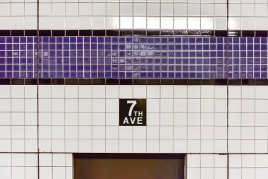 Seventh Avenue Station - New York City clipart