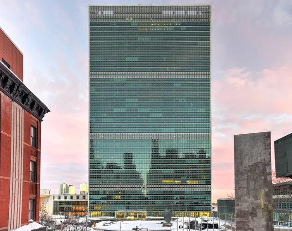 Штаб-квартира організації Об'єднаних Націй — стокове фото