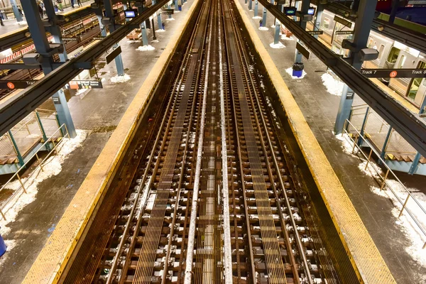 U-Bahn-Station coney island - new york city — Stockfoto