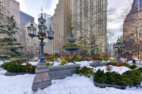 City Hall Park Fountain - NYC — Stock Photo, Image