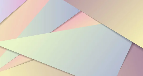 Abstracto Colorido Gradiente Triángulo Geométrico Papel Corte Estilo Patrón Ilustraciones — Archivo Imágenes Vectoriales