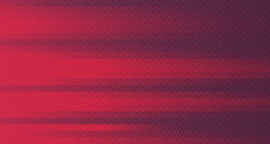 Soyut kırmızı ve mor çizgi şablon tasarımı. Geometrik çember yarım ton elementi ile dekore ederek fütüristik arkaplanın bir tarafında. illüstrasyon vektörü