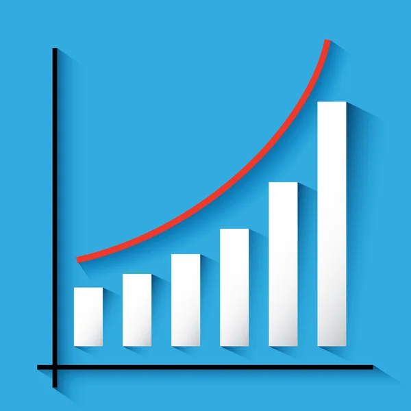 başarı ok ve yukarı adımları merdivene büyüyen 3d istatistikleri kırmızı