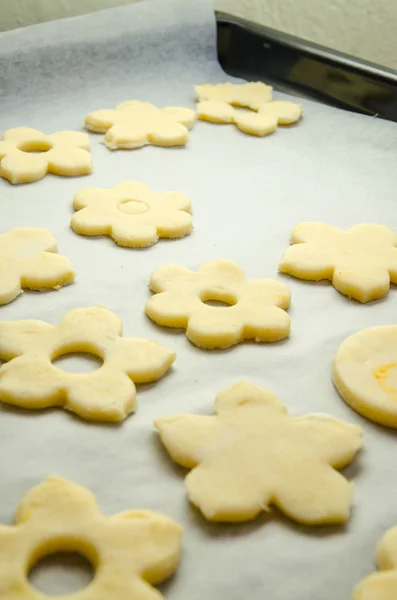 Bright chrictmas cookie background — Stock Photo, Image