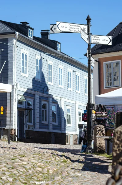 Praça do Mercado na Cidade de Porvoo — Fotografia de Stock