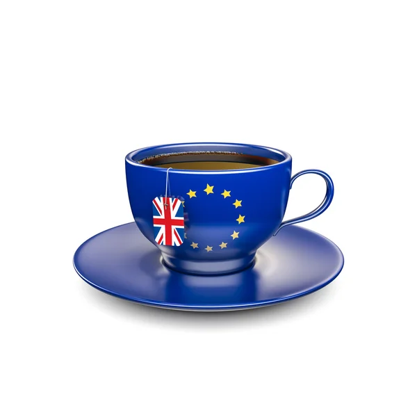 Brexit taza de té — Foto de Stock