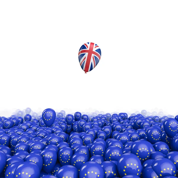 Brexit-Ballonfahrt — Stockfoto