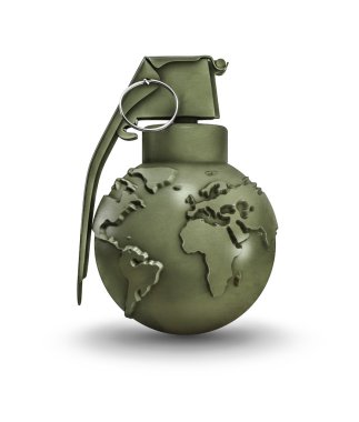 Earth grenade clipart