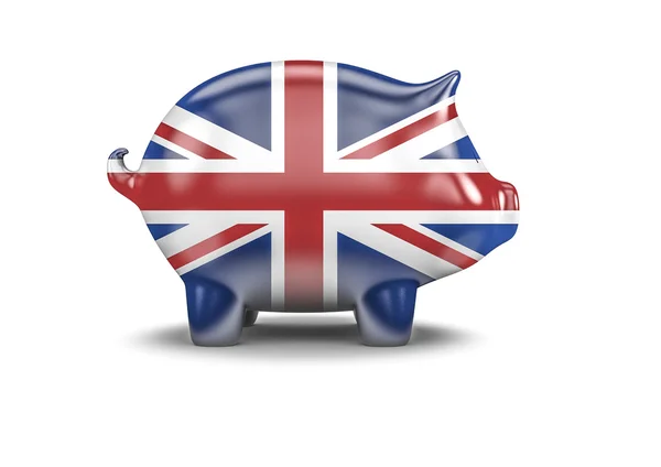 UK piggy bank — Stock Photo, Image