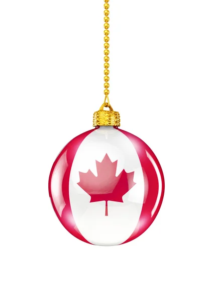 Canadian christmas ornament — Stock Photo, Image