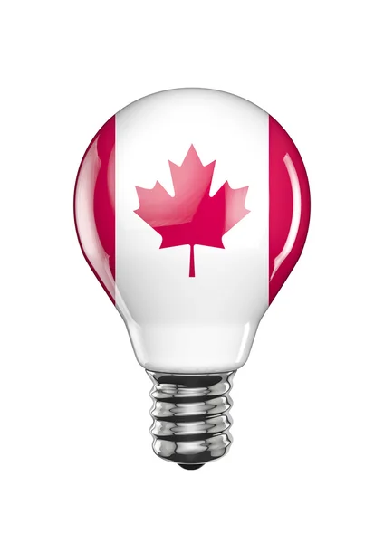 Canadian light bulb — Stock Photo, Image