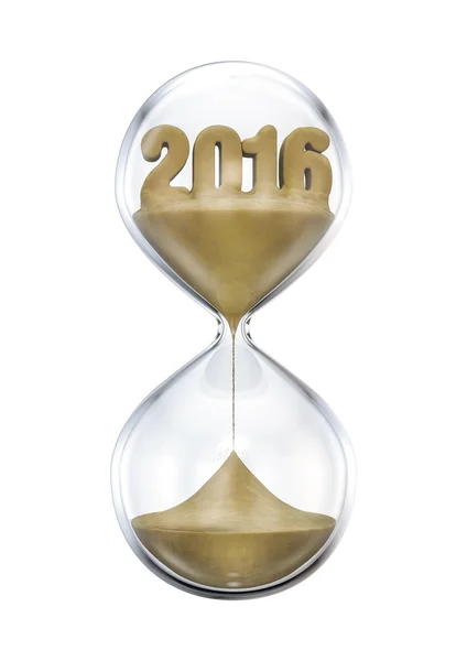 2016 年砂時計 — ストック写真
