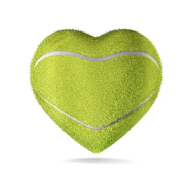 Tenis topu kalp