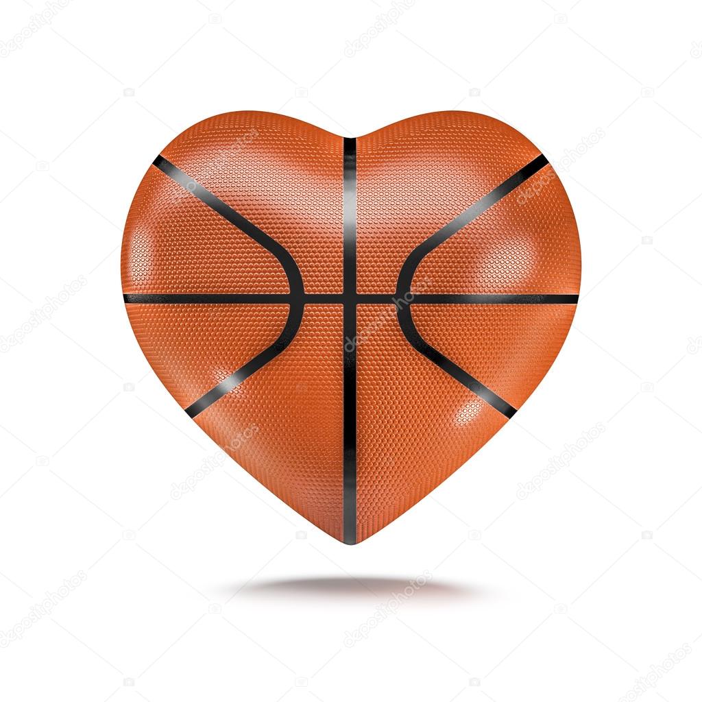 Basketball heart ball