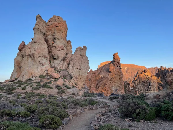 Bellissimo Paesaggio Della Valle Rocce Nel Deserto — Foto Stock