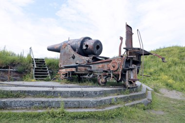 Eski Suomenlinna (Sveaborg deniz kalede savaş topu)