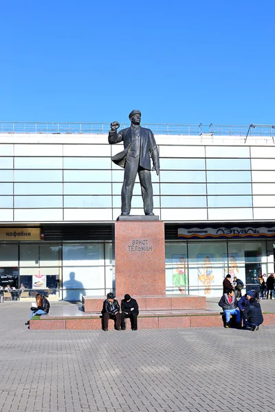 Monument to Ernst Telman - German communist leader in Moscow — Stock Photo, Image