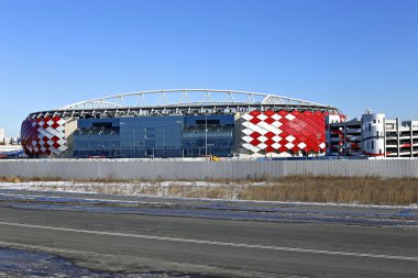 Football stadium Spartak Opening arena in Moscow clipart
