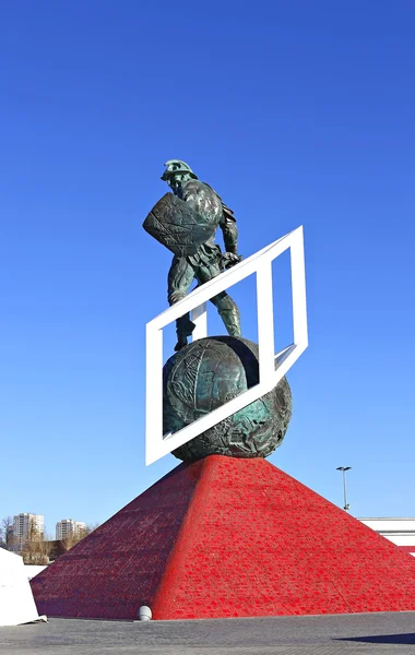 角斗士斯巴达克斯纪念碑在莫斯科 — 图库照片