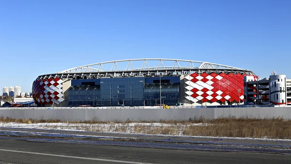 在莫斯科的橄榄球体育场斯巴达克开放竞技场 — 图库照片