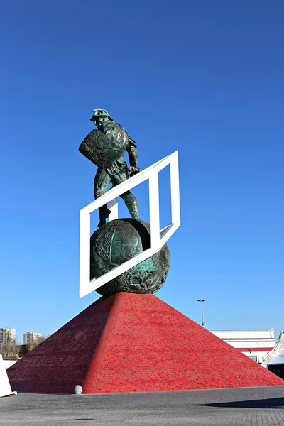 Monument till gladiator Spartacus i Moskva — Stockfoto