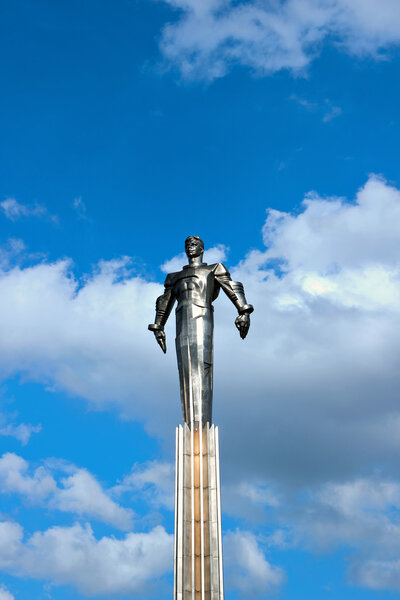 Monument in Moscow to Yury Gagarin