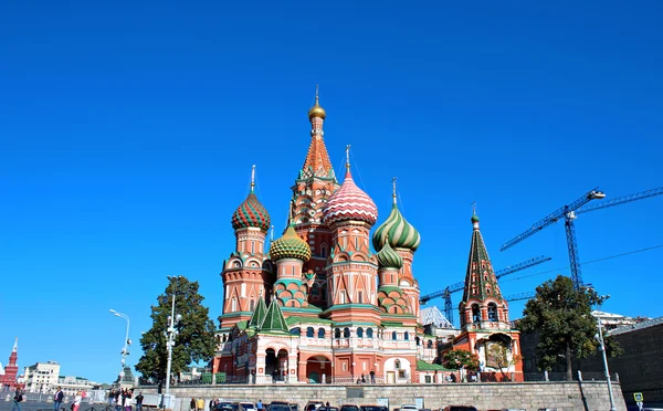 Moskova'da mübarek basil Katedrali — Stok fotoğraf