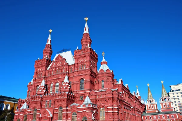 Historical Museum on Red Square in Moscow — Stock Photo, Image