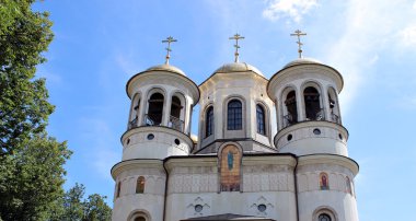 ZVENIGOROD, Rusya'da yükseliş Hıristiyan kilise kubbeleri