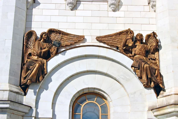 De sculpturen van cherubijnen engelen — Stockfoto