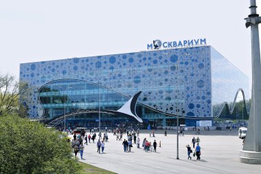 Moskvarium yapı - Moskova oceanarium deniz hayvanları ile