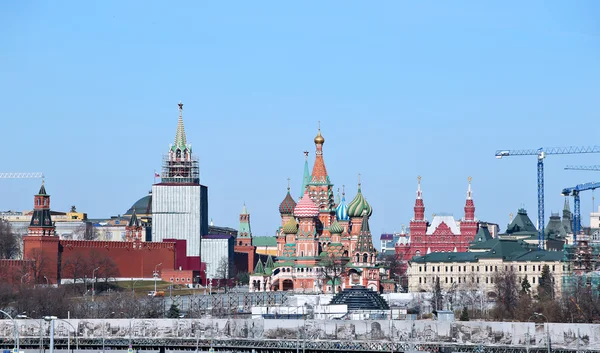 Kreml och Röda torget i Moskva — Stockfoto