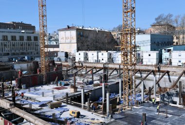 Betonarme temel inşaatı